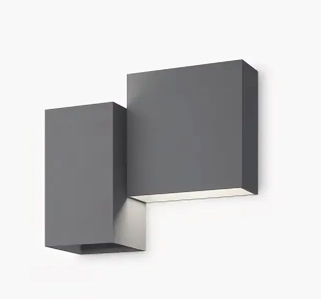 2602 21 /23 STRUCTURAL black grey/// настенный LED 2х6  х   