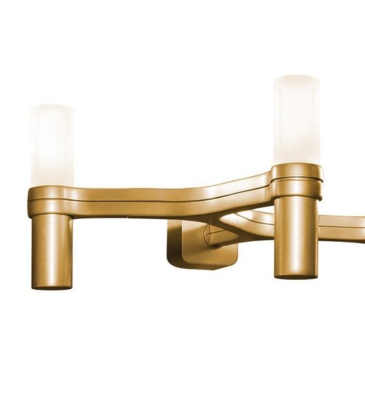 CRO HGW 31 CROWN под gold matt/white satin светильник настенный G9 2х25  х   