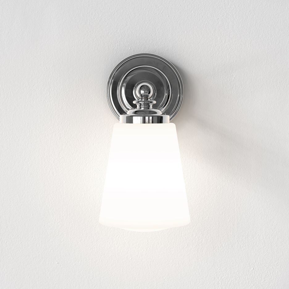 1106001 ANTON Polished Chrome/White// настенный E14 1х40  х   