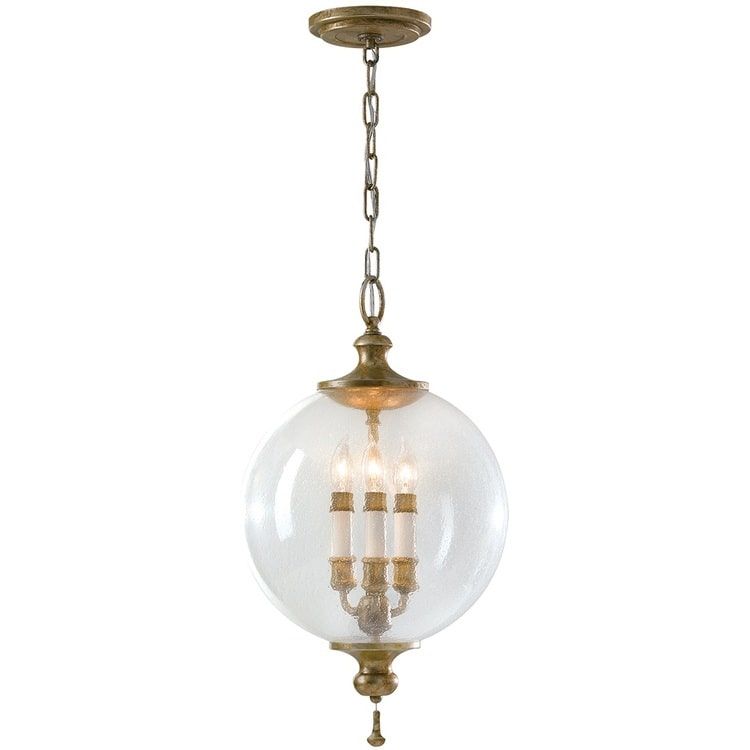 FE-ARGENTO-P    ARGENTO Oxidized Silver Leaf /Blown Bubble// подвесной E14 3х60  х   