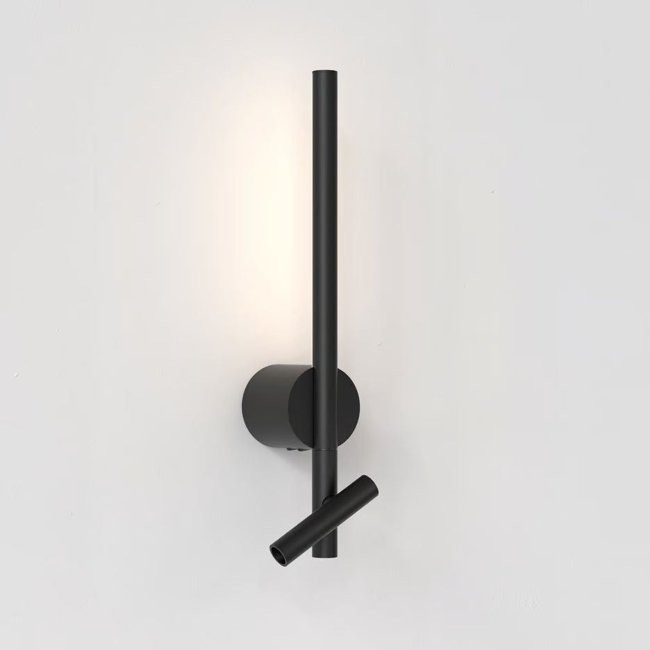 1475012 BATON Matt Black///прозрачный/матовый настенный LED 1х5.1 LED 1х3.3   