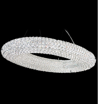 CA3724 401 A CASSINI блестящее серебро/прозрачный// подвесной G9 20х40  х  CA3724 401 A