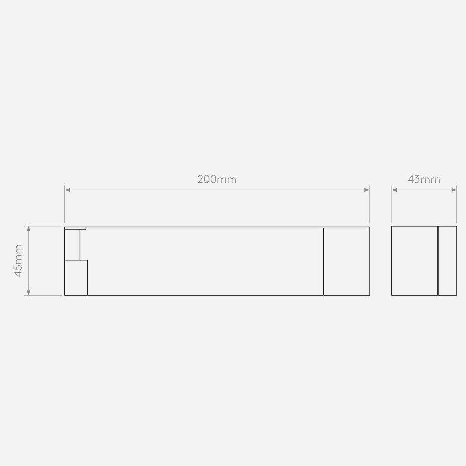 1157001  TOSCA LED matt nickel/matt nickel// настенный LED 1х2.7  х   