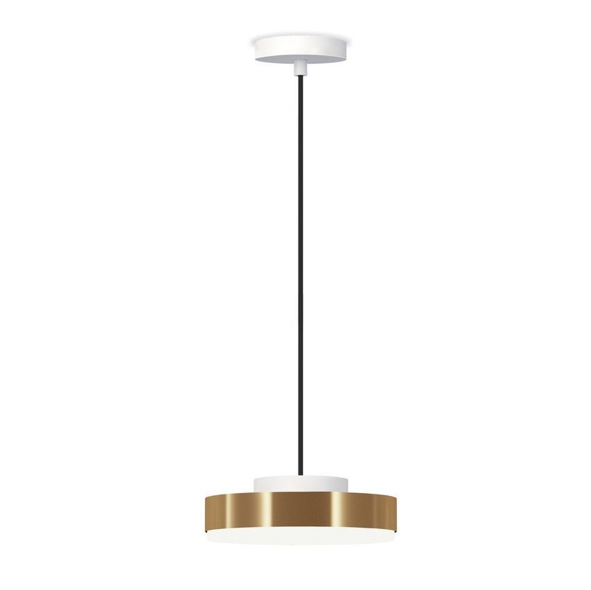 ACAM.005228 DISCUS Matt white/Brushed bronze-nickel/Opal white plexiglass// подвесной LED 2700K 1х32   