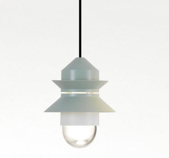 A654-050 SANTORINI light green/clear подвесной E27 1х8  х   