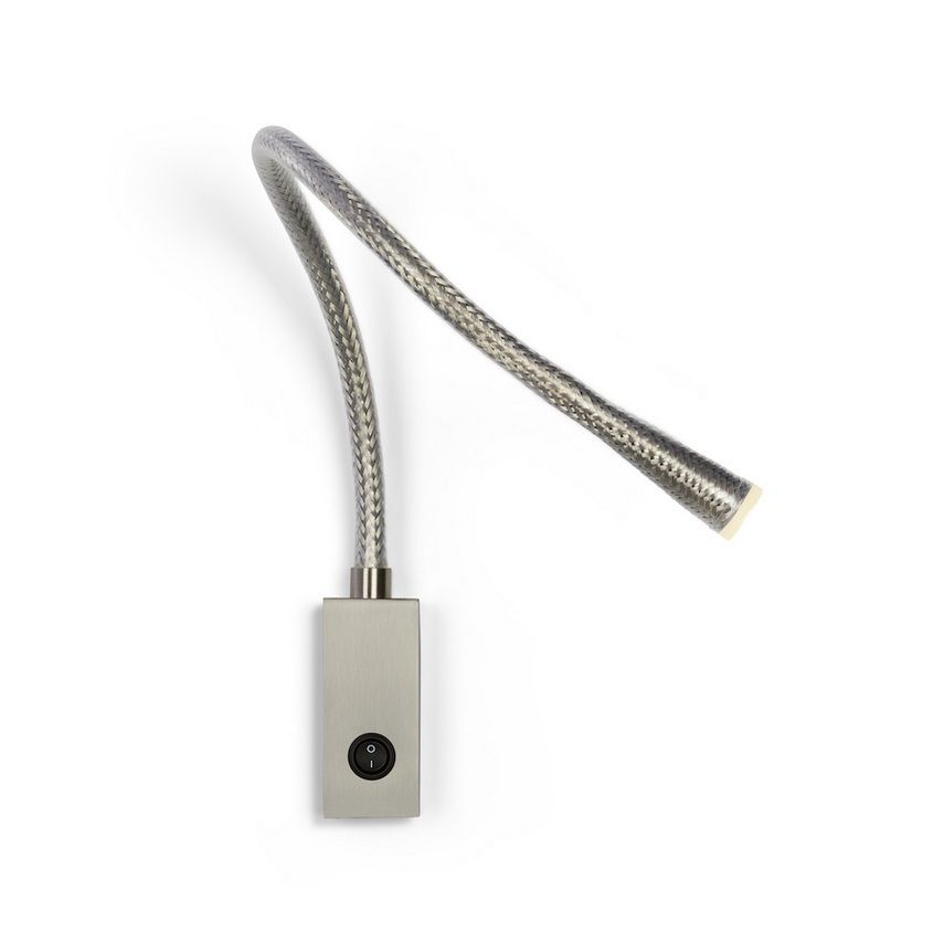 ACAM.002792 FLEXILED Satin nickel/Braided steel mesh// настенный LED 1х3  х   