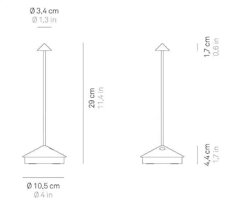 LD0650B3 PINA white/// портативный LED 1х2,2  х   