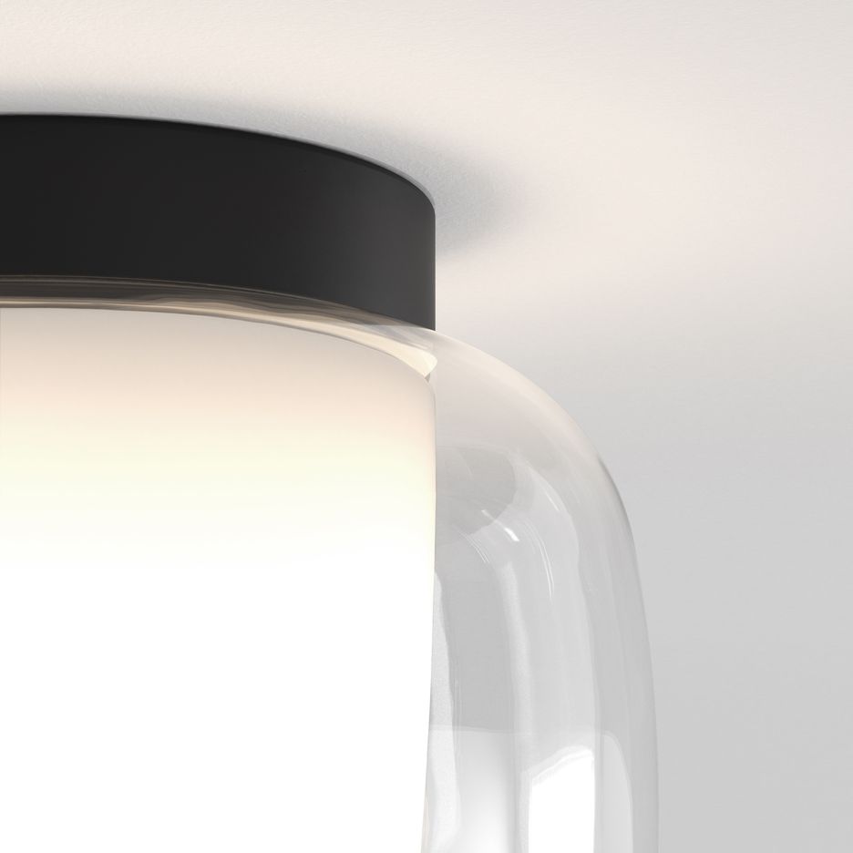 1450009 Aquina Ceiling 240 Matt black/Clear/White// потолочный E27 1х12LED  х   