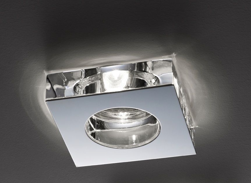 D27F1235 FARETTI LUI chrome/transparent// встраиваемый GU5.3 1х50  х   