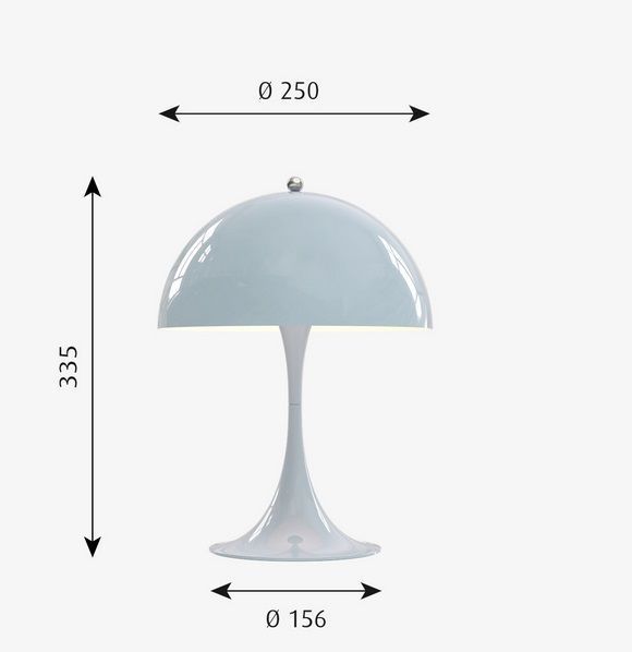 5744162555 PANTHELLA MINI chrom/// настольный LED 1х10  х   