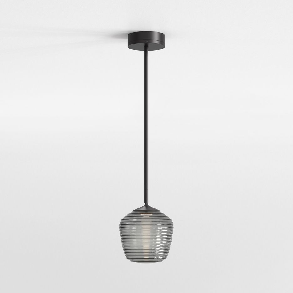 1464003+5039004 NARA Matt black/Smoke// подвесной LED 1х7.6  х   