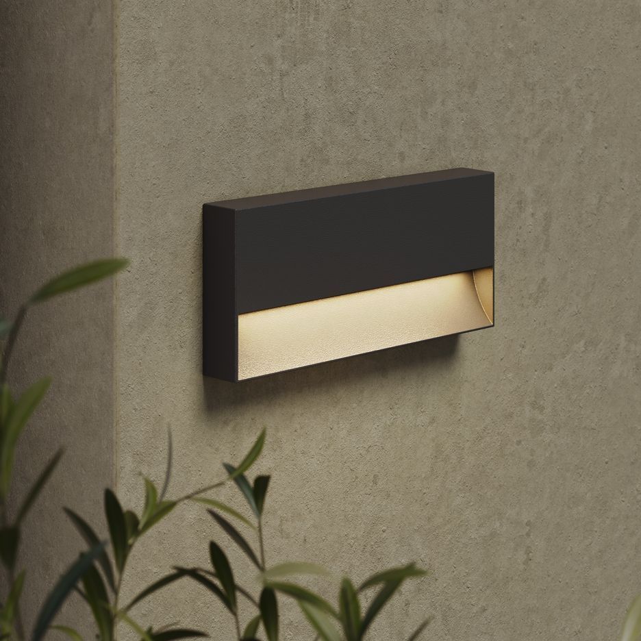 1466002  MORI 250 Textured Black/// настенный LED 3000/4000K CRI80 1х8.1  х   