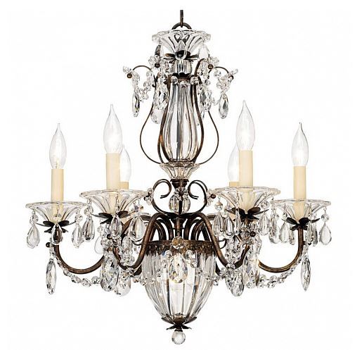 1246 23 H BAGATELLE etruscan gold/crystal deco// подвесной E14 7х40  х  1246 23 H