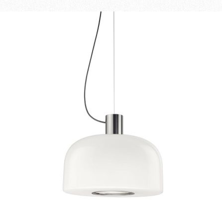 F1081064 BELLHOP GLASS ALUMINUM/WHITE// подвесной E27 1х30  х  F1081064