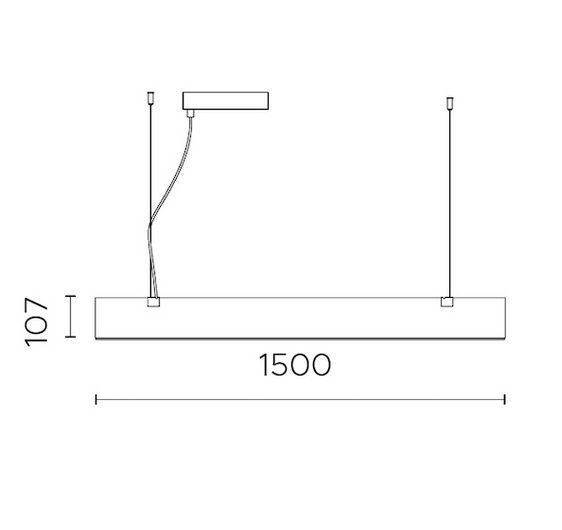 ACAM.004526 STICK by Studiopepe Satin copper/Ribbed// подвесной LED 5х13  х   