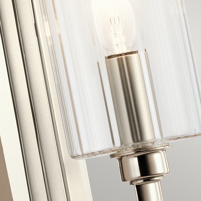QN-KIMROSE1-PN KIMROSE Polished Nickel /Clear// настенный E14 1х40  х   