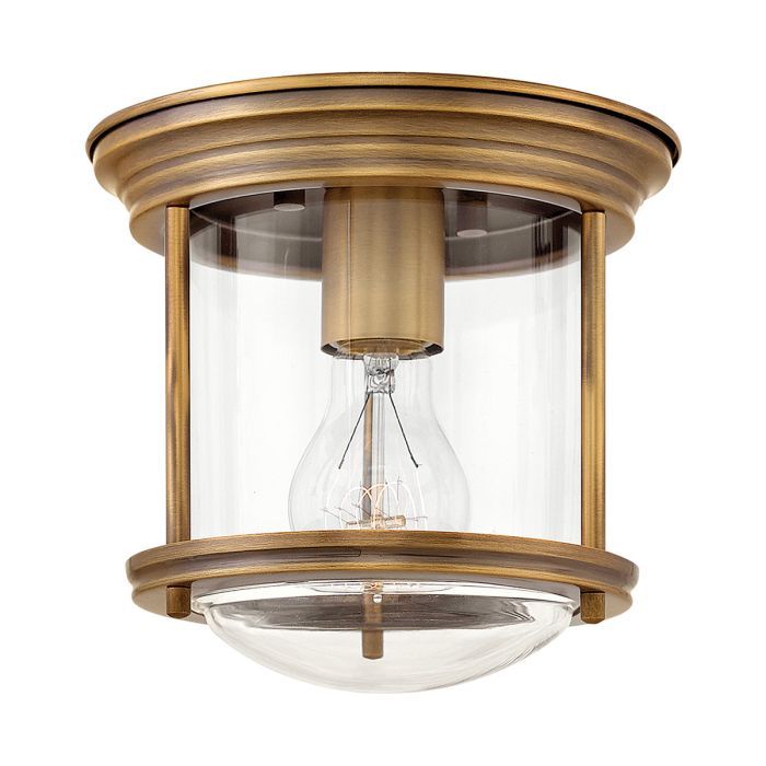 QN-HADRIAN-MINI-F-BR-CLEAR  HADRIAN Brushed Bronze/Clear// потолочный E27 1х60  х   