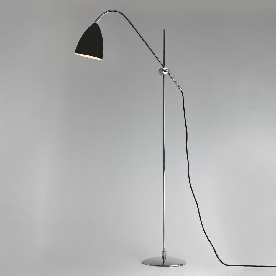 1223005 JOEL Polished Chrome/Matt black// напольный E27 1х42  х   