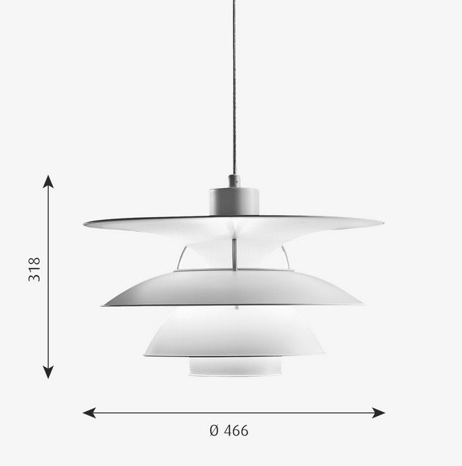 5741094998 PH 6 1/2 - 6 white/// подвесной LED 1х96  х   
