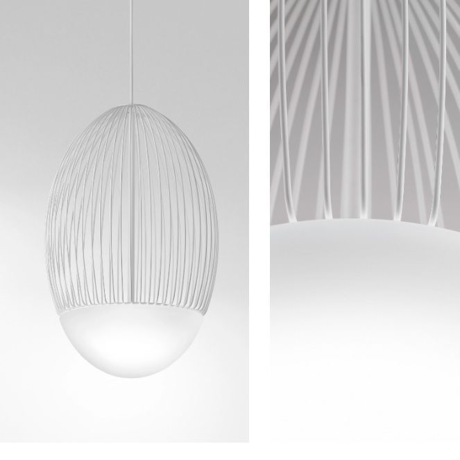 RIKETTA SP G BC/ST BO 3000 DIM2  WHITE/MATT WHITE// подвесной LED 1х19,2  х   