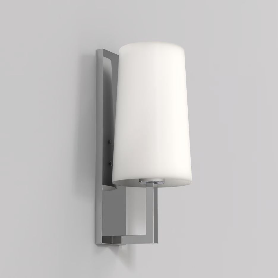 1214001+5018007 RIVA Polished Chrome/Opal White// настенный E27 LED 1х12  х   