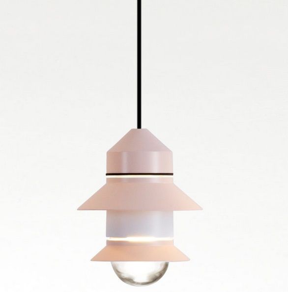 A654-053 SANTORINI pink/clear подвесной E27 1х8  х   