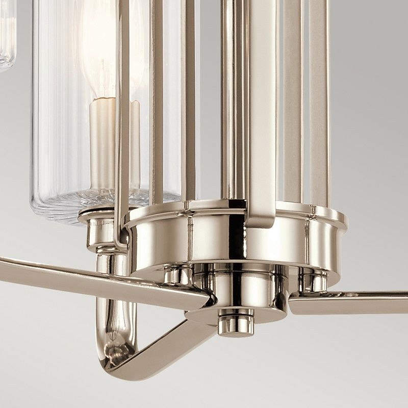 QN-KIMROSE3-PN KIMROSE Polished Nickel/Clear// подвесной E14 3х40  х   
