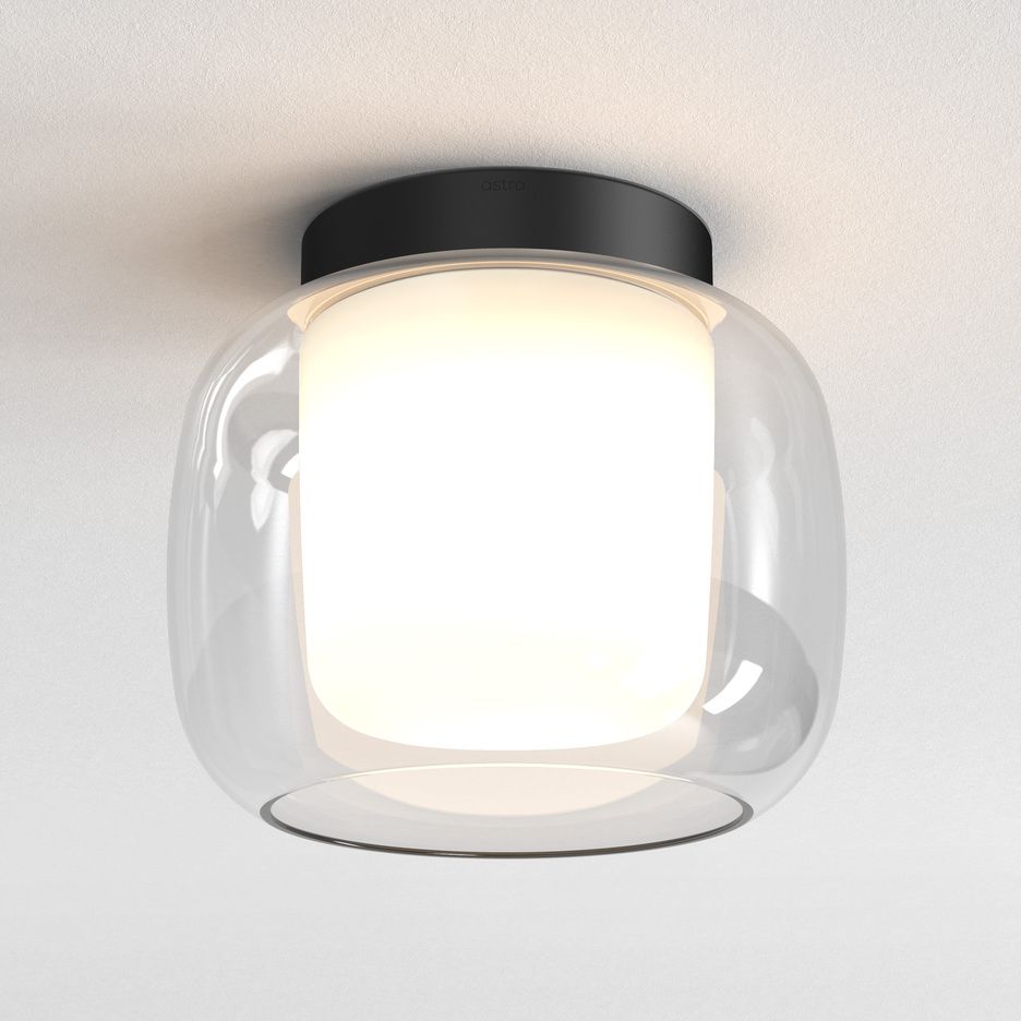 1450009 Aquina Ceiling 240 Matt black/Clear/White// потолочный E27 1х12LED  х   