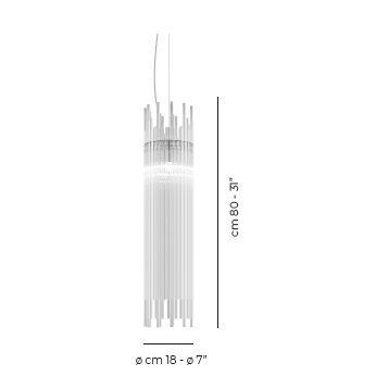 DIADEMA SP18 TO CR  chrom/amber подвесной E27 1х100  х   