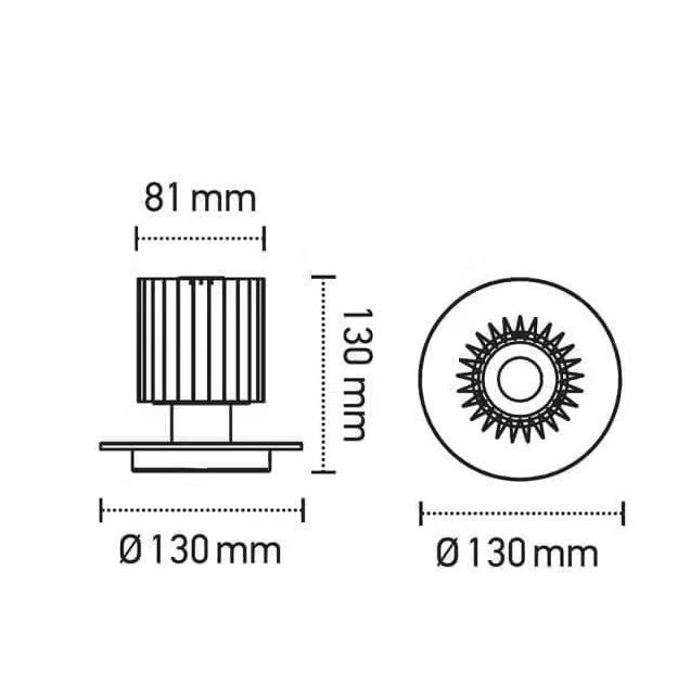 ITS TABLE GOL SIL  god/silver портативный LED 1х1,5  х   
