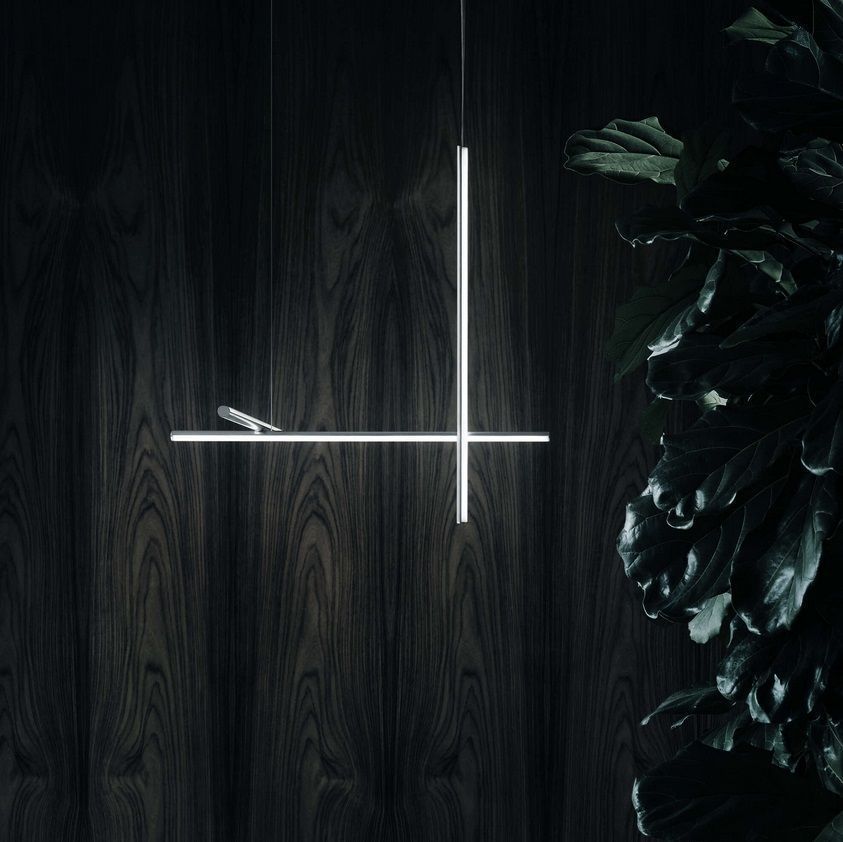 F1860033 COORDINATES argento///white подвесной LED 1х37  х   