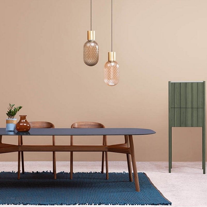 279.01.PS BLOOM natural brass/pink frosted// подвесной E27 1х15  х   