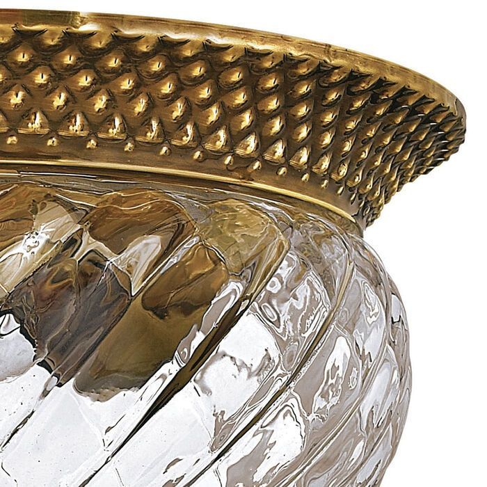 HK-PLANTATION-FS-BB PLANTATION Burnished Brass /Clear// потолочный E27 2х60  х   