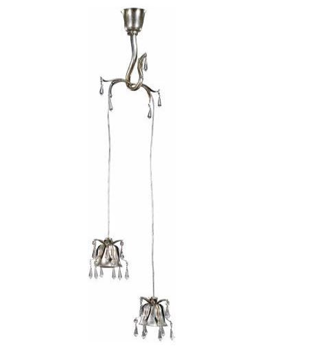 AX 20  silver/crystal swarovski// подвесной GU10 2х35  х  AX 20