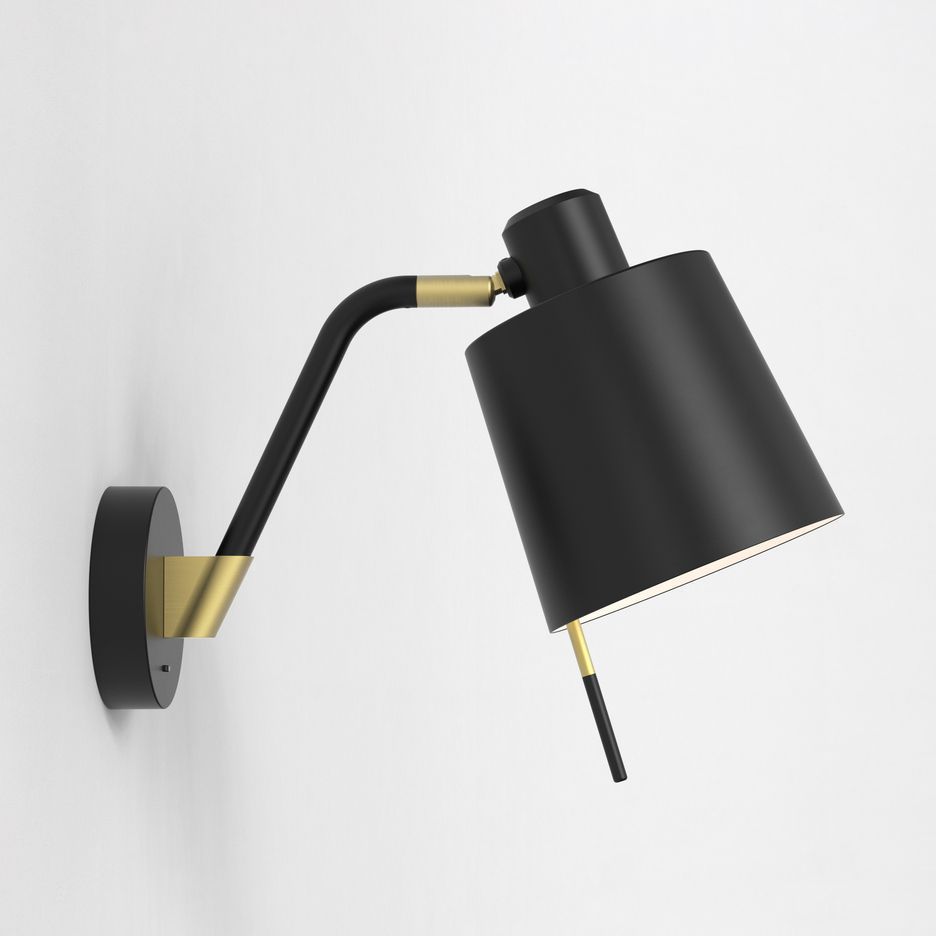 1441013+5013024 EDWARD  Matt Black / Matt Gold/Matt Black// настенный E27 1х12  х   