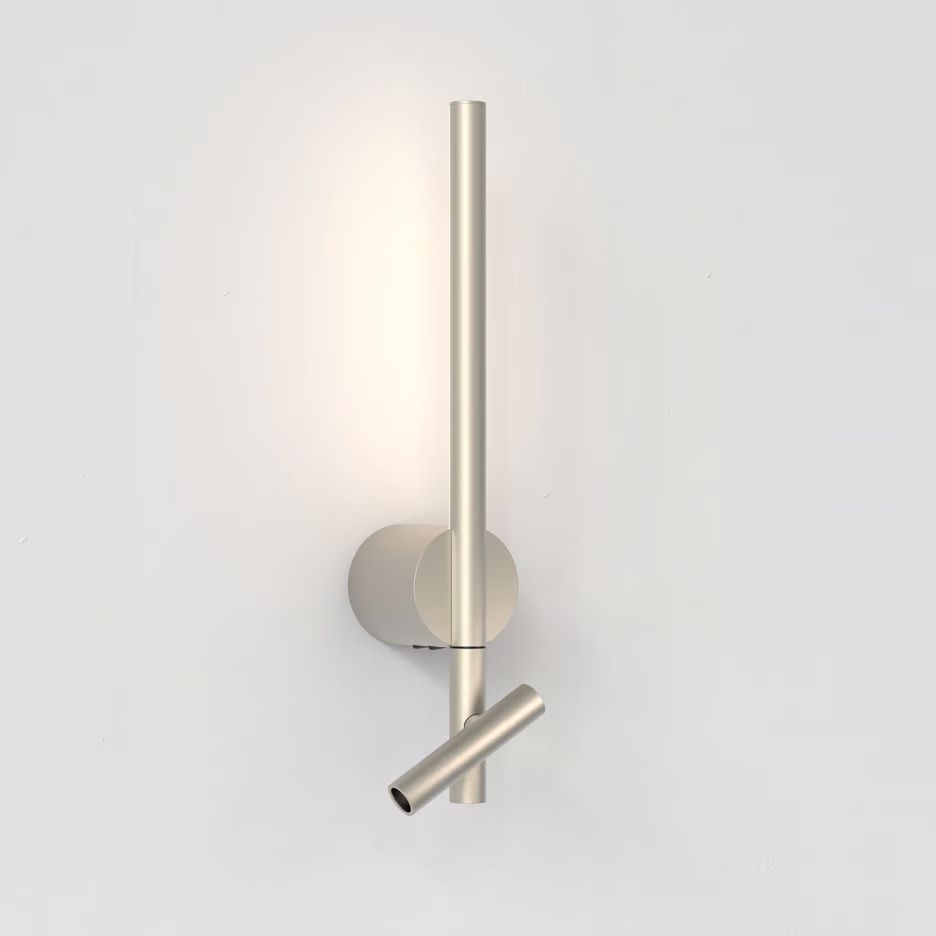 1475013 BATON Matt Nickel///матовый/прозрачный настенный LED 1х5.1 LED 1х3.3   