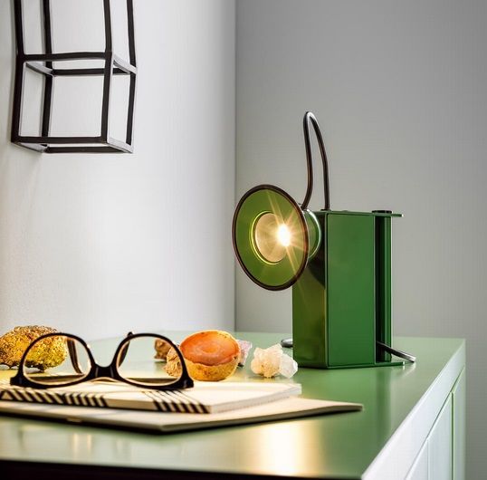 9288 MINIBOX 1981 GREEN/GREEN// настольный LED 1х10  х   