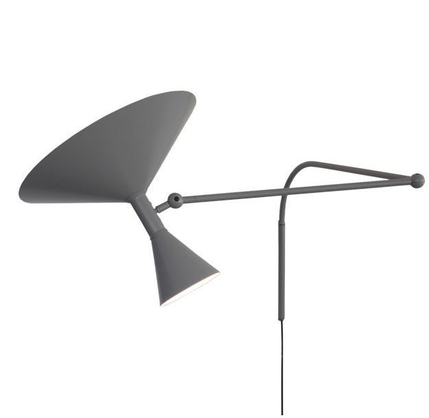 LMM EDD 31 LAMPE DE MARSEILLE MINI matt grey/ настенный E14 2х46  х   