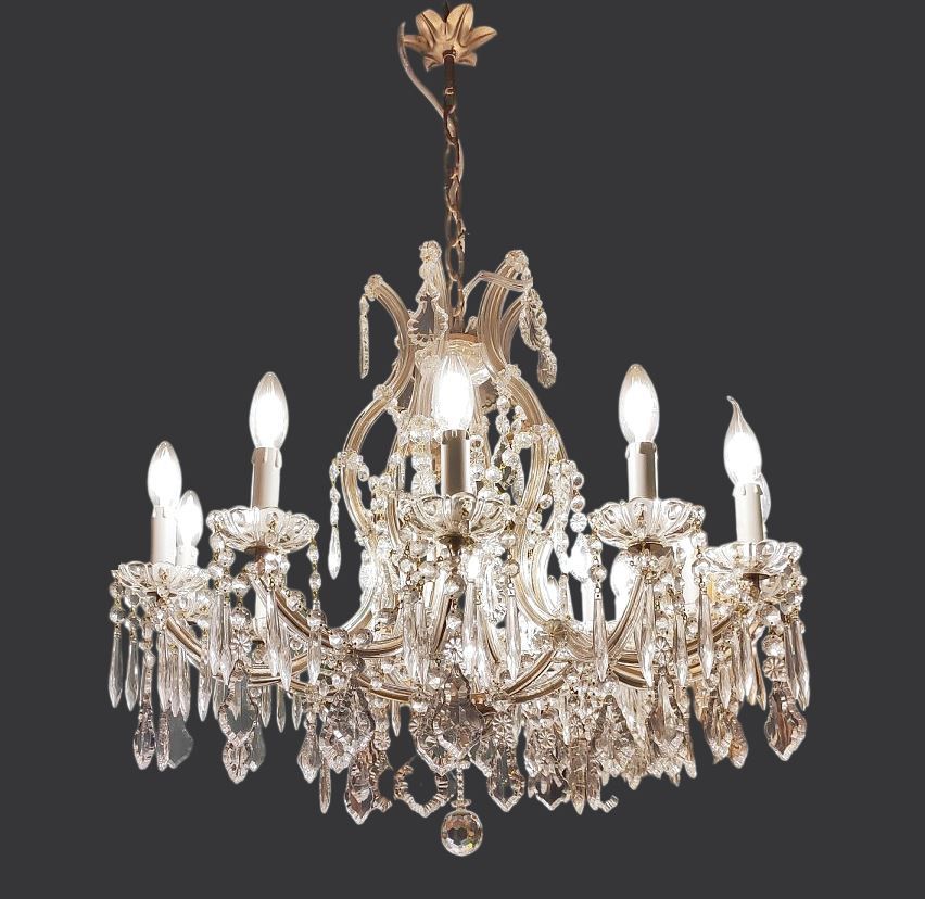 00/22/83/RIF83   цвет основания "состаренное золото"/прозрачный// подвесной E14 12х40  х   