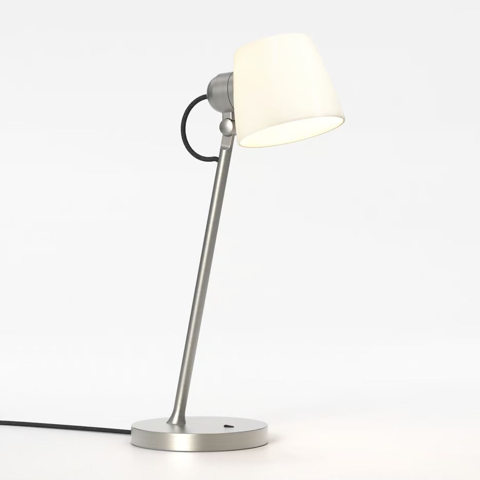 1460004 IMARI Matt Nickel/White// настольный E27 LED 1х12  х   