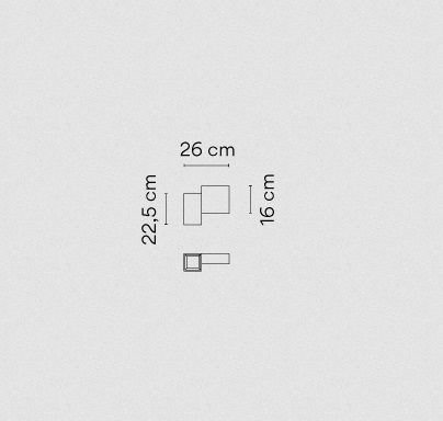 2602 21 /23 STRUCTURAL black grey/// настенный LED 2х6  х   