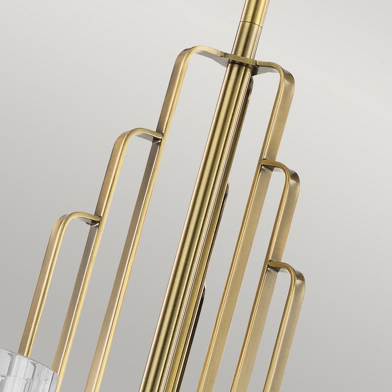 QN-KIMROSE6-BNB KIMROSE Brushed Natural Brass /Clear// подвесной E14 6х40  х   