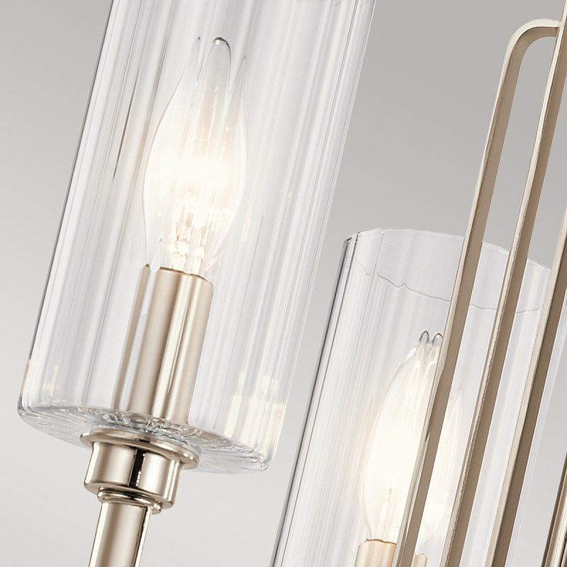 QN-KIMROSE3-PN KIMROSE Polished Nickel/Clear// подвесной E14 3х40  х   