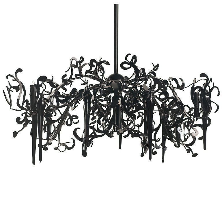 FPHL100BL FLOWER POWER black/transparent// подвесной G9 12х40  х   