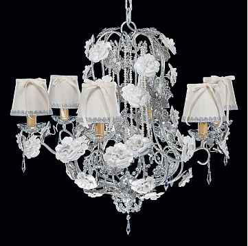 CH3205/06AK  silver foil/white // подвесной E14 6х40  х   