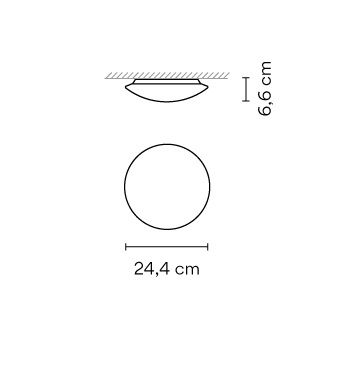 5410.03 PUCK white/white// потолочный G9 1х40  х   