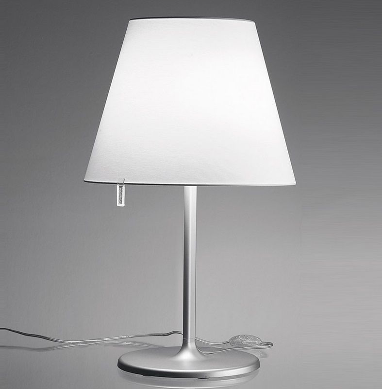0315 010A MELAMPO aluminium/grey настольный E27 2х75  х   