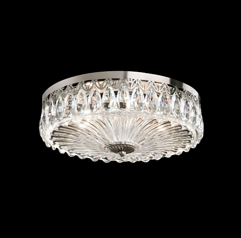 FL7068 48 H FONTANA LUCE antique silver/heritage hadcut crystal// потолочный E14 3х40  х  FL7068 48 H