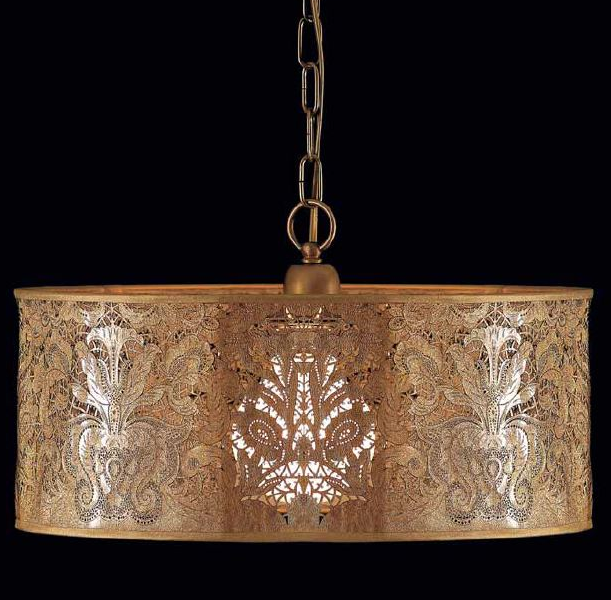GOLD 001  antique gold/gold// подвесной E27 1х60  х   