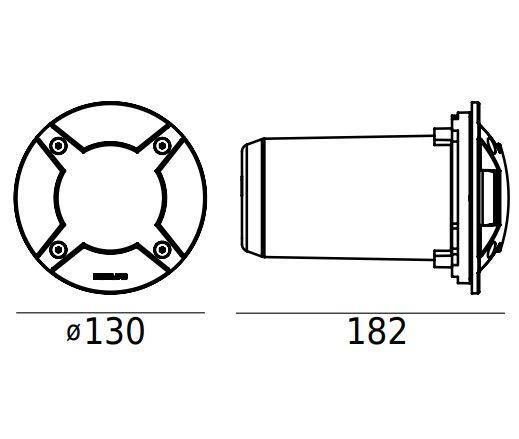 1630BL RENA Black/// напольный GU10LED 1х5.5  х   